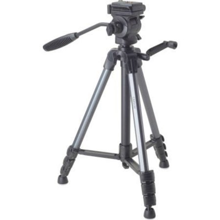 CARSON OPTICAL The Rock Series 57.6'' 3-Way Fluid Panhead Full Sized 4-Section Tripod TR-200